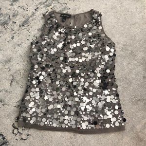 INC sequin Tank Top